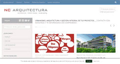 Desktop Screenshot of ncarquitectura.com